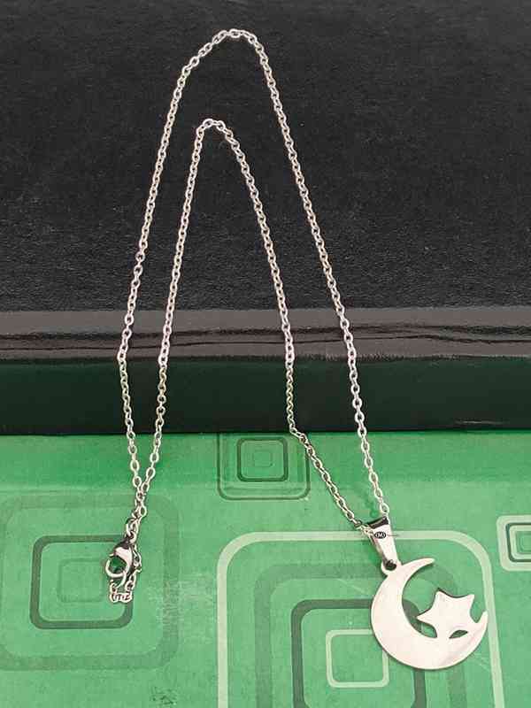 Silver Moon Star Pendent - Buy Silver Moon Star Pendent online in