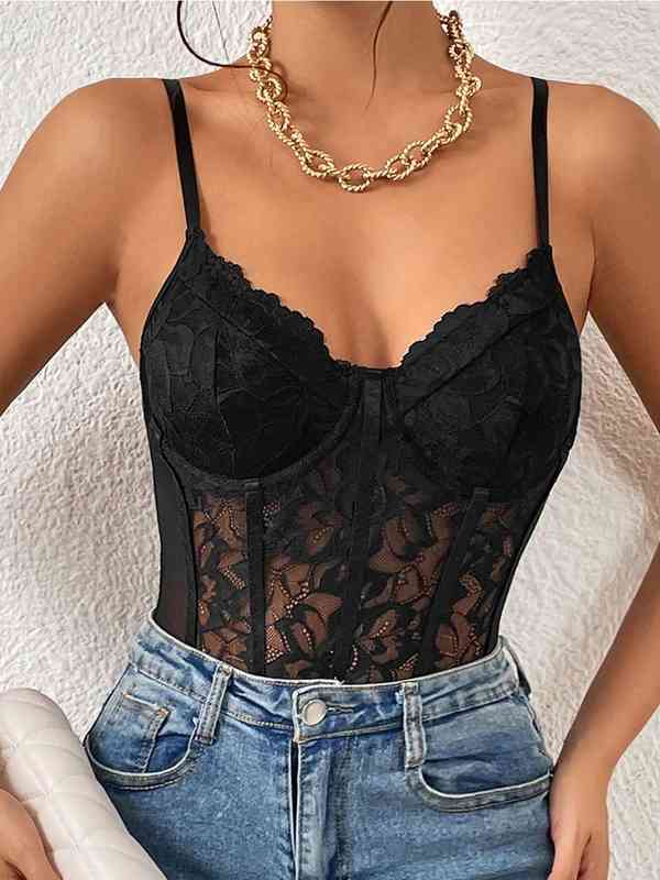 Buy Sheer Bodysuit Online in India | Myntra