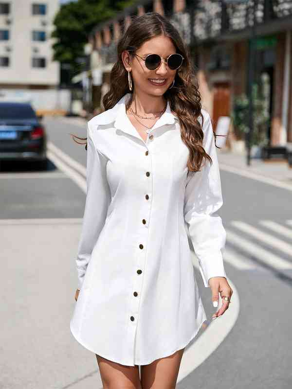 white shirt dress women Summer Whites - The Versatility of a Voyageur by MERSEAInspired by long lunches and slow afternoons in the South of Francethe Le Midi Shirt Dress White Shirt Dresses | Anthropologie