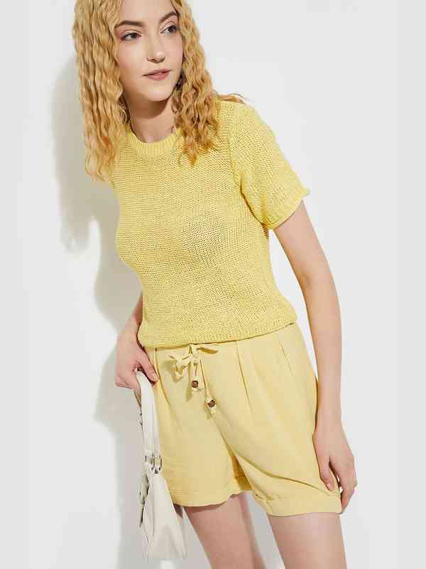 【meltthelady】 eyelet sheer tops WH Sheer Top - Buy Sheer Top online in India