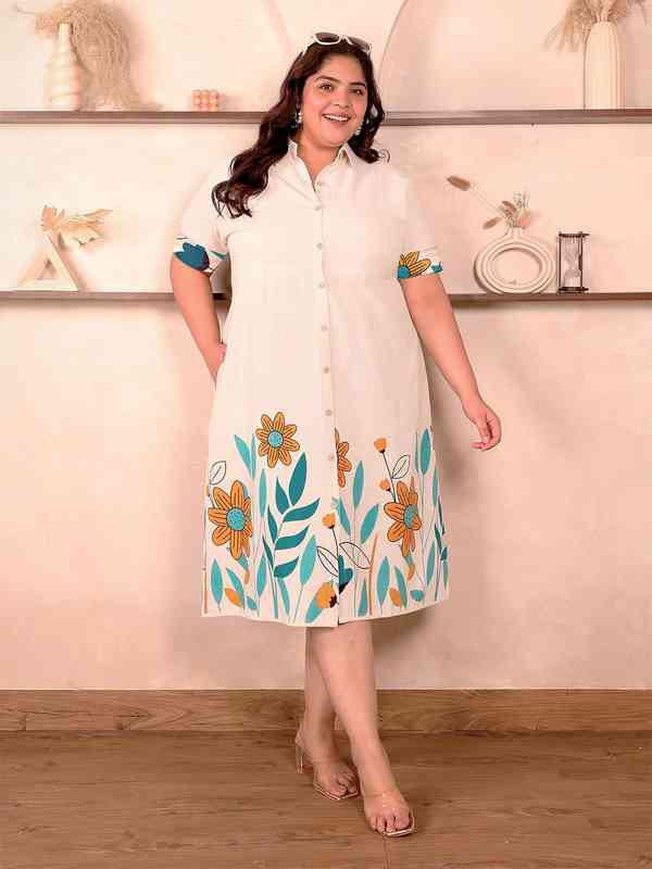 Floral Knee Length Dresses Women - Buy Floral Knee Length Dresses Women  online in India