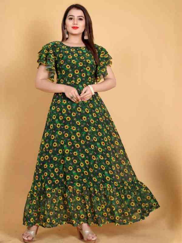 Green Anarkali - Buy Trendy Green Anarkali Online in India | Myntra