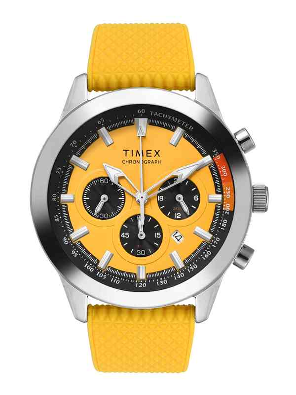 5/30昼 Buy Online Titan Quartz Analog with Day and Date Yellow Dial Metal