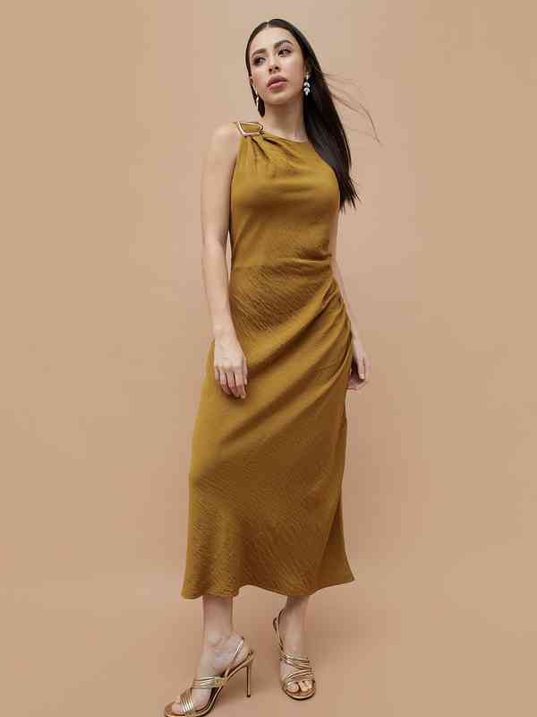 Code By Lifestyle Green Dresses - Buy Code By Lifestyle Green Dresses  online in India