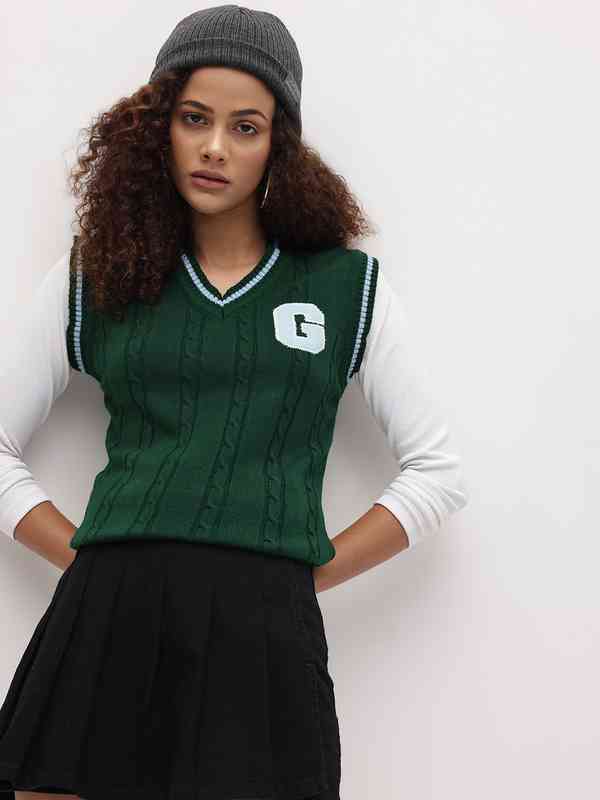 Sleeveless Sweater - Buy Sleeveless Sweater online in India
