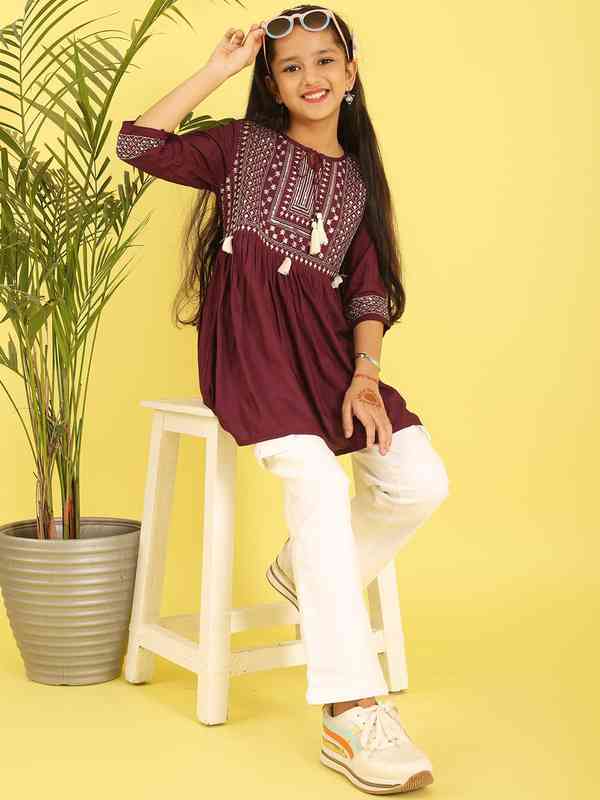 Gap Baby Girls Off White Printed Tunic Top 7132704.htm - Buy Gap