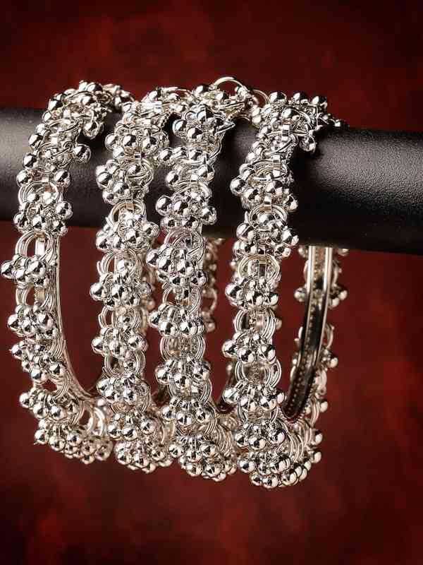 Silver Bangles - Antique Jewellery Puducherry