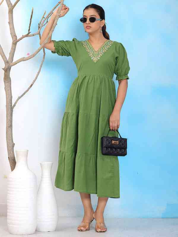 dark green sequin maxi dress Corset Dress Drag Michelle (Green) – The Drag Queen Closet main image 0