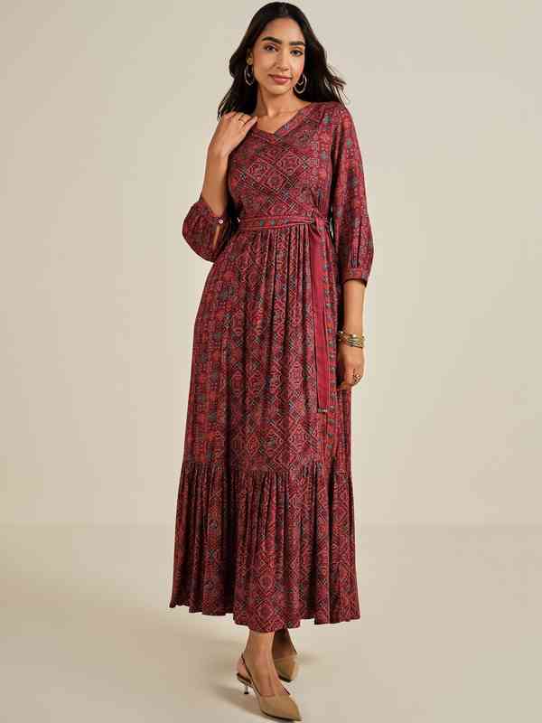 Global Desi Maxi Dress - Buy Global Desi Maxi Dress online in India
