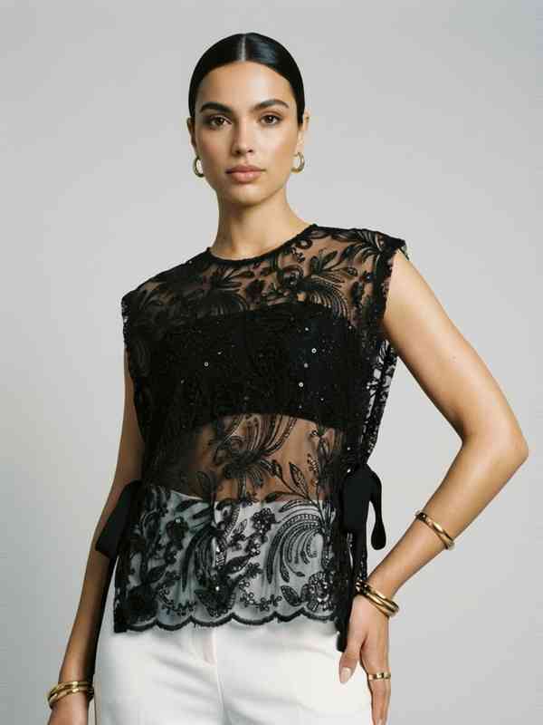 Women's Sheer Tops - Buy Sheer Tops for Women Online | Myntra