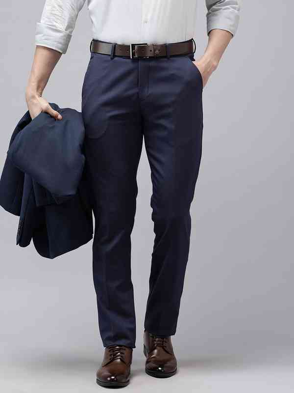 formal dress style for big tummy Douglas Men's Leather Dress Belt with Double Keepers 44 / Cognac main image 0