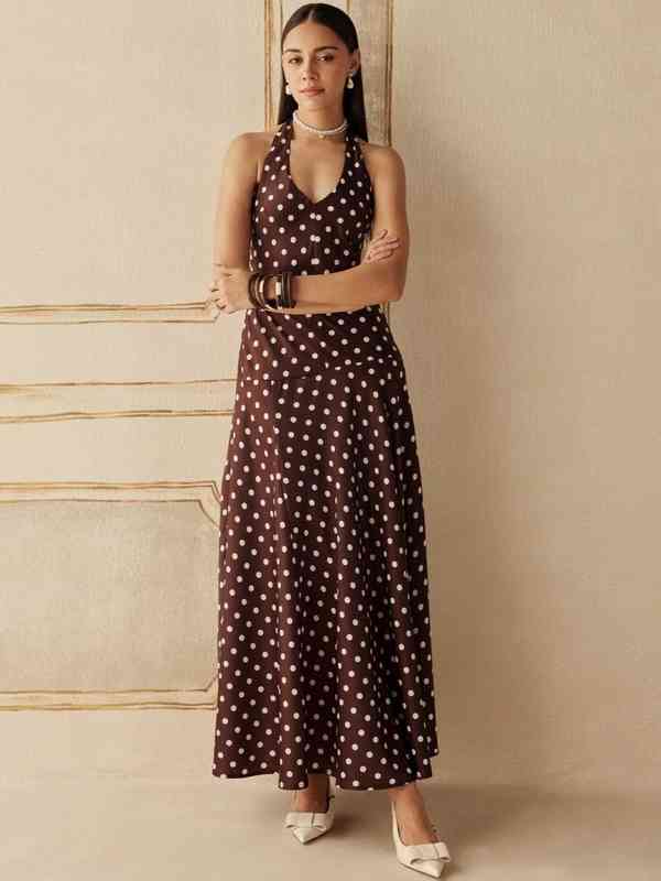 Brown Party Dresses - Buy Brown Party Dresses online in India