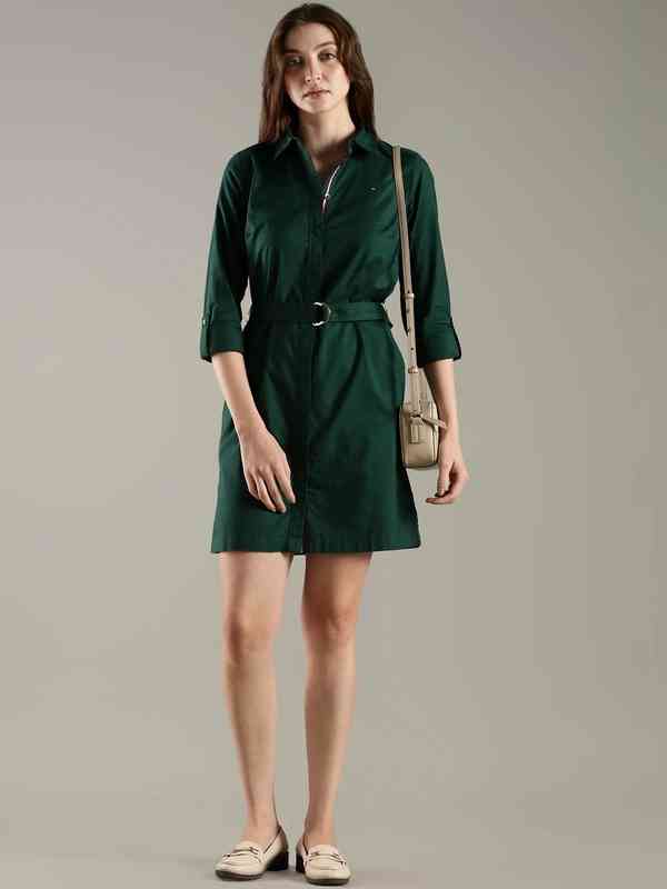 Tommy Hilfiger Solid Dresses - Buy Tommy Hilfiger Solid Dresses online in  India