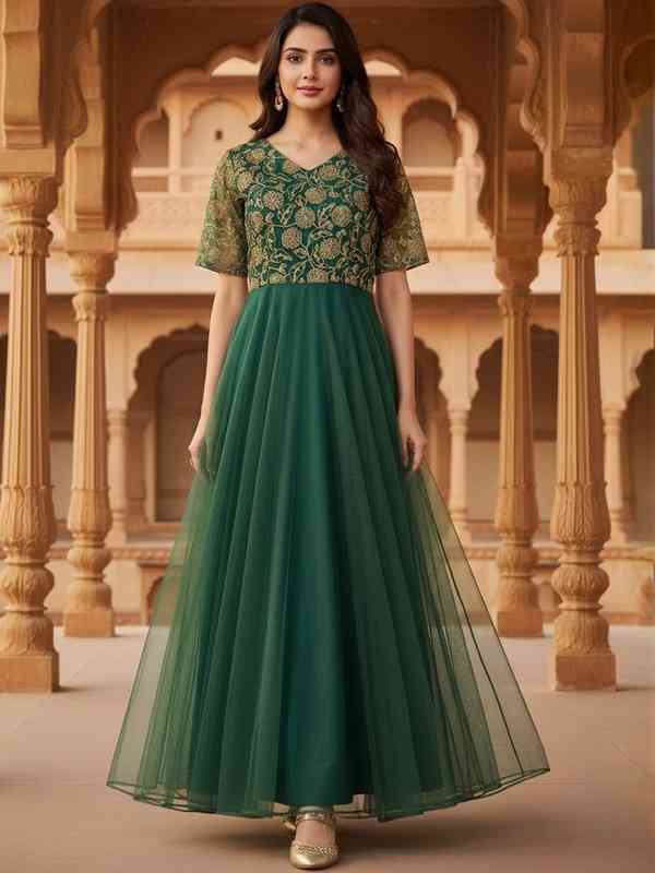 myntra green dress Womens Runaway