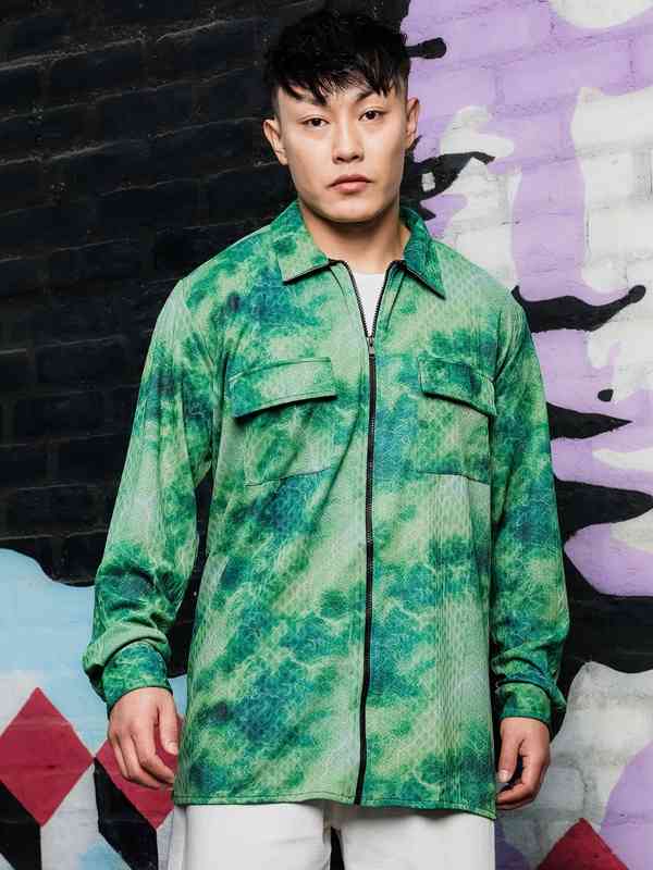 Mens Zipper Shirt - Buy Mens Zipper Shirt online in India