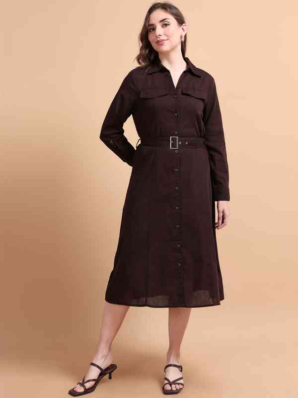 Button Down Dress - Buy Button Down Dress online in India Button Down Dress - Buy Button Down Dress online in India