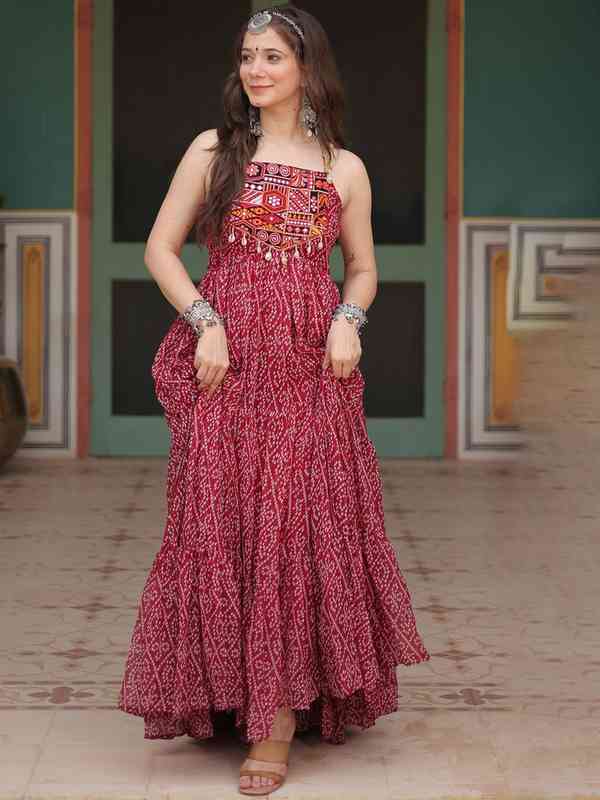 layers paris dress Mesh Bardot Layered Maxi Dress – IULOVER main image 1