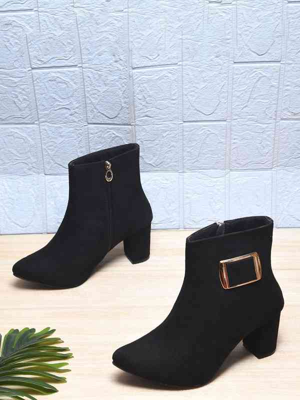 Knee Length Black Boots 138 418 Ht Ml - Buy Knee Length Black