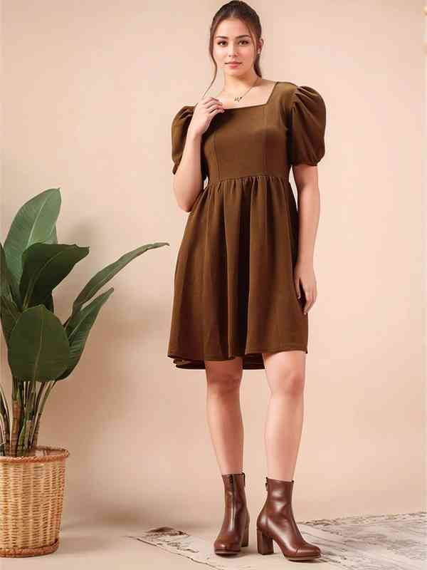 Coffee Brown Dresses - Buy Coffee Brown Dresses online in India