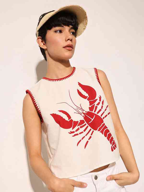 White Tank Top - Buy White Tank Top online in India