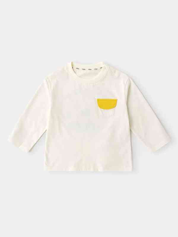 Toddler Kids Baby Girl Ruffles Long Sleeve Solid Color Cotton T Shirt Tee Tops Children Clothes