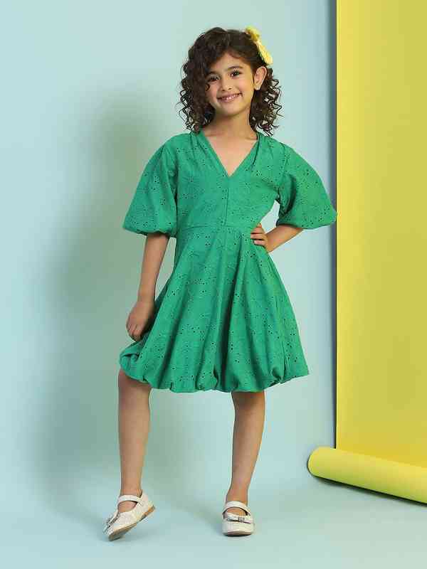Biba Green Dresses - Buy Biba Green Dresses online in India