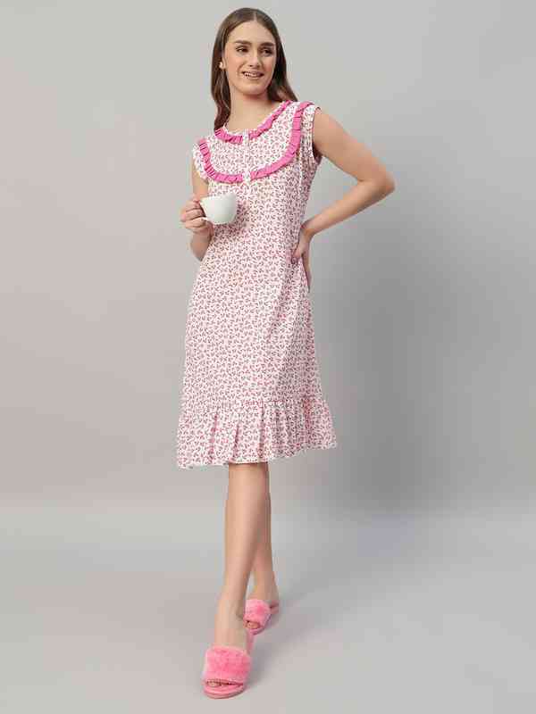Women Knee Length Loungewear And Nightwear - Buy Women Knee Length  Loungewear And Nightwear online in India