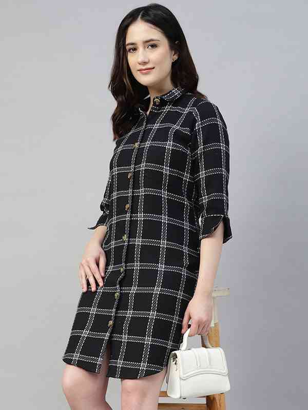 新品 Herlipto Checked Shirt Mini Dress M herlipto ◼︎Checked Shirt Mini Dress ¥24,000(tax in) color