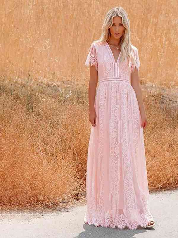 celebrity lace dress Blue Lace Barely There Dress - Sultry Elegance, M Ellae Lisque - Perfect Lace Dress for Date Nights main image 1