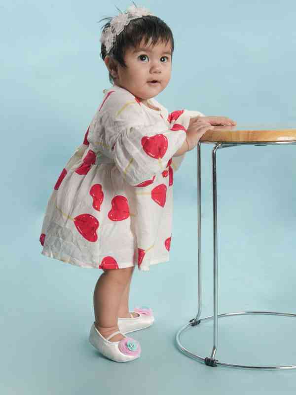 Marshmallow Kids Couture White Casual Dress 2321404 Ht Ml - Buy