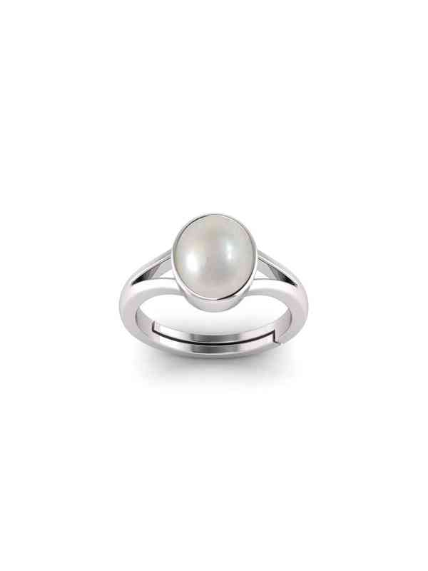 Anello 925 In Pietra Di Luna Naturale In Argento Sterling Per Le Donne Con Tripl