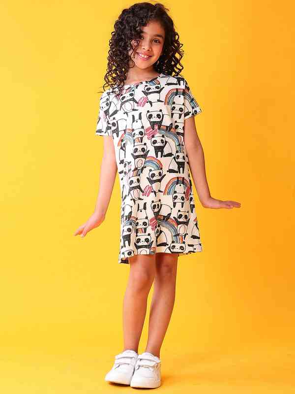 Marshmallow Kids Couture White Casual Dress 2321404 Ht Ml - Buy