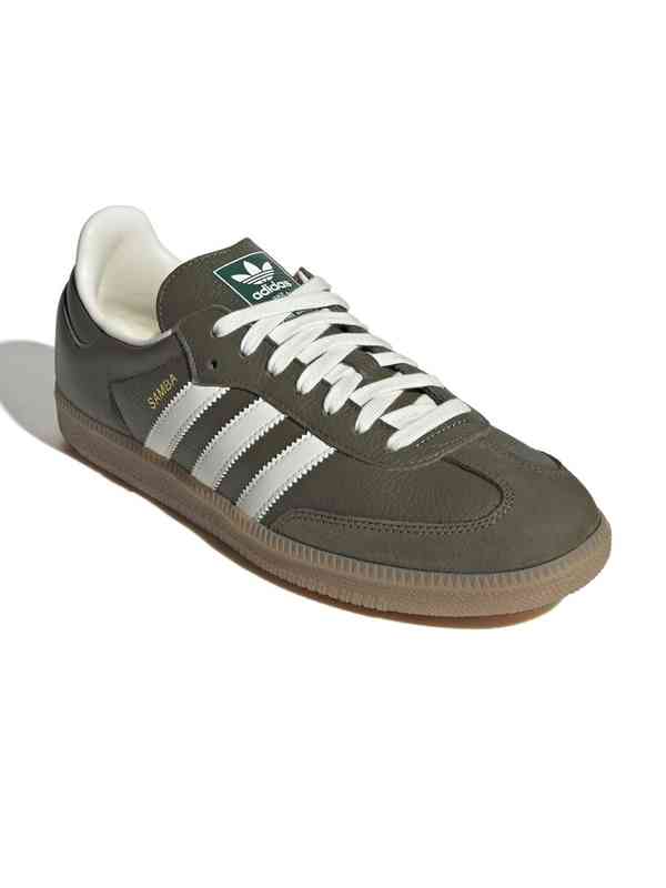 Adidas Originals Olive Green Samba Og Ft Sneakers 9284533.htm