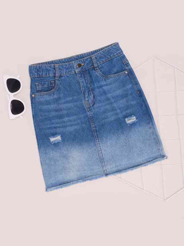 Blue Skirts - Buy Trendy Blue Skirts Online in India | Myntra