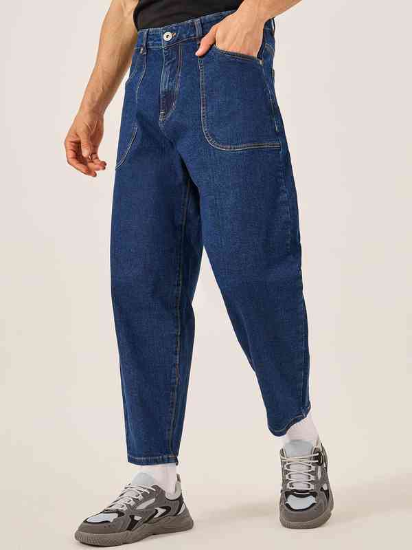 【BAON】Cherito Washing Balloon Wide Denim Pants XL~ BAON】Cherito Washing Balloon Wide Denim Pants XL~
