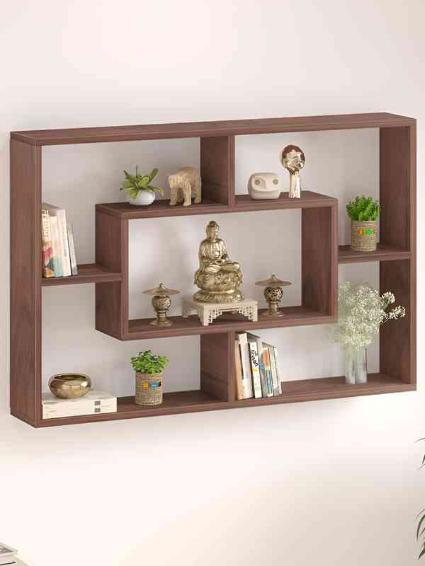 Brown Pocket Wall Shelves - Buy Brown Pocket Wall Shelves online