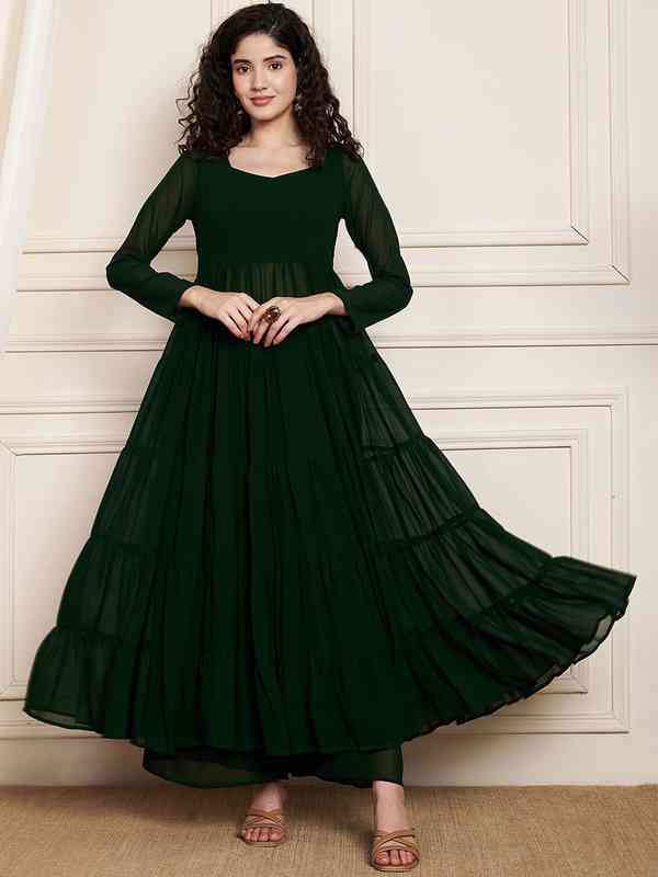 Green Anarkali - Buy Trendy Green Anarkali Online in India | Myntra