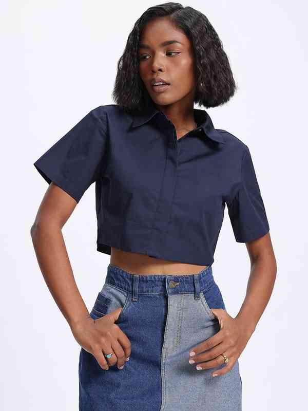 トップス xcxcbm Buy ZX3 Women's Cotton Regular Fit Formal/Casual Shirt