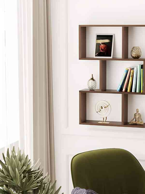 Brown Pocket Wall Shelves - Buy Brown Pocket Wall Shelves online