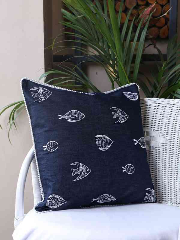 Blue Cushions Covers - Buy Blue Cushions Covers online in India