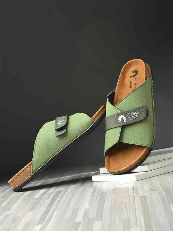 Olive Green Sandal - Buy Olive Green Sandal online in India