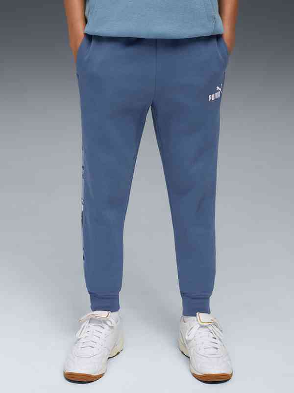 Puma Blue Solid Regular Fit Track Pants 3387259 Hem - Buy Puma Blue Solid  Regular Fit Track Pants 3387259 Hem online in India