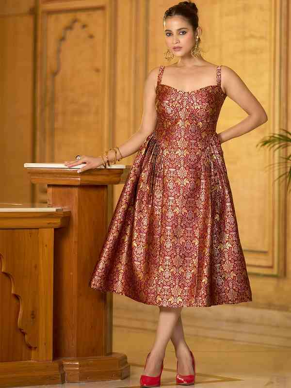 Jacquard Dress - Buy Jacquard Dress online in India