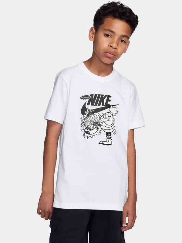 purple black and white nike shirt