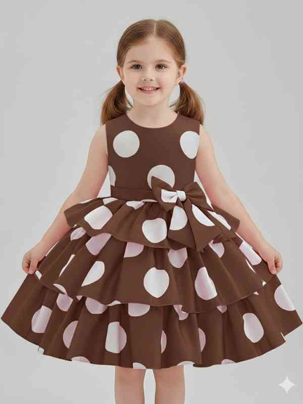 Brown Kids Party Dresses - Buy Brown Kids Party Dresses online in India
