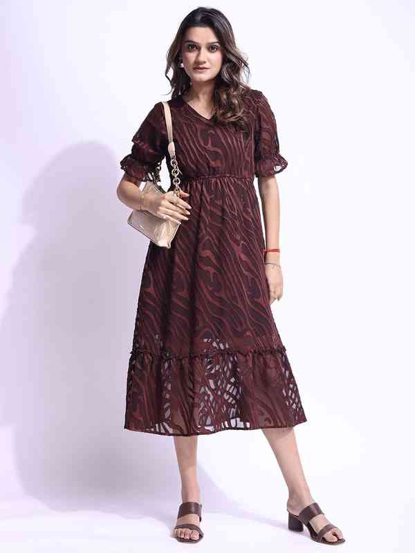 Jacquard Dress - Buy Jacquard Dress online in India