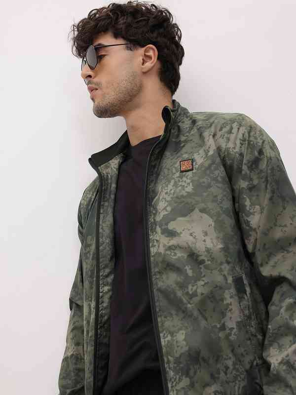 FCRB CAMOUFLAGE PRACTICE JACKET ブルー F.C.R.B CAMOUFLAGE PRACTICE