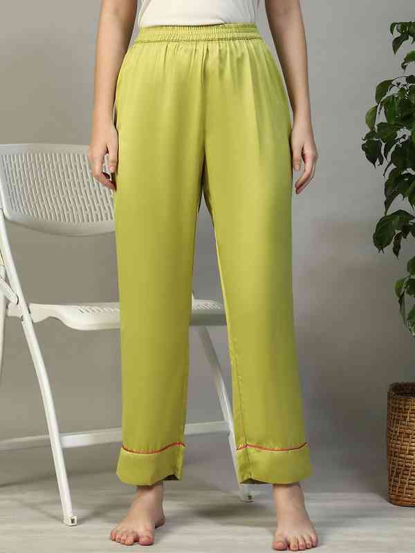 Satin Lounge Pants - Buy Satin Lounge Pants online in India