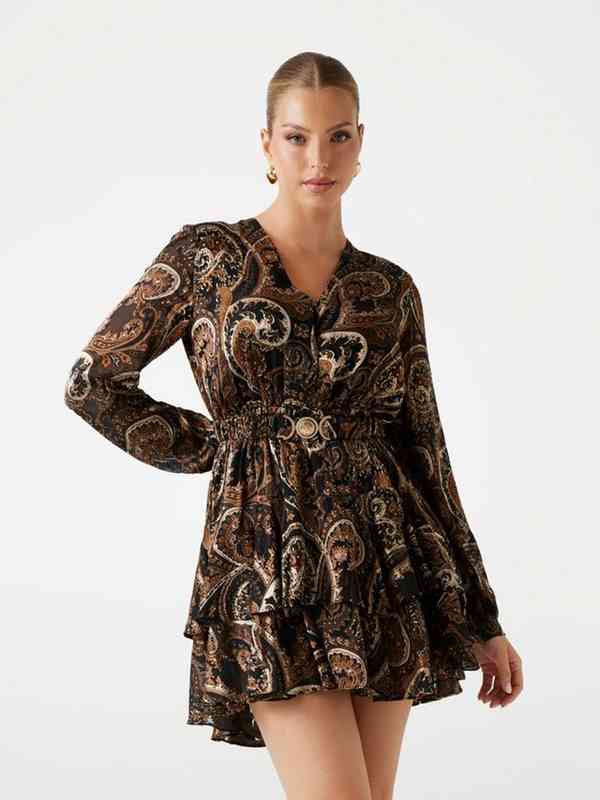 silver metallic dress SILVER METALLIC MUSHROOM DRESS OS-