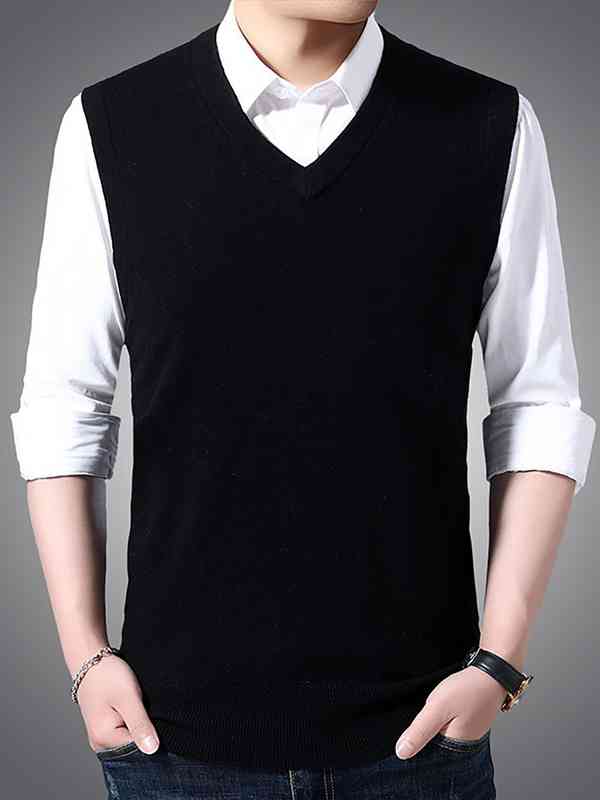 Vest Black Sweaters - Buy Vest Black Sweaters online in India